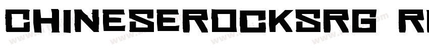 ChineseRocksRg REGUL字体转换